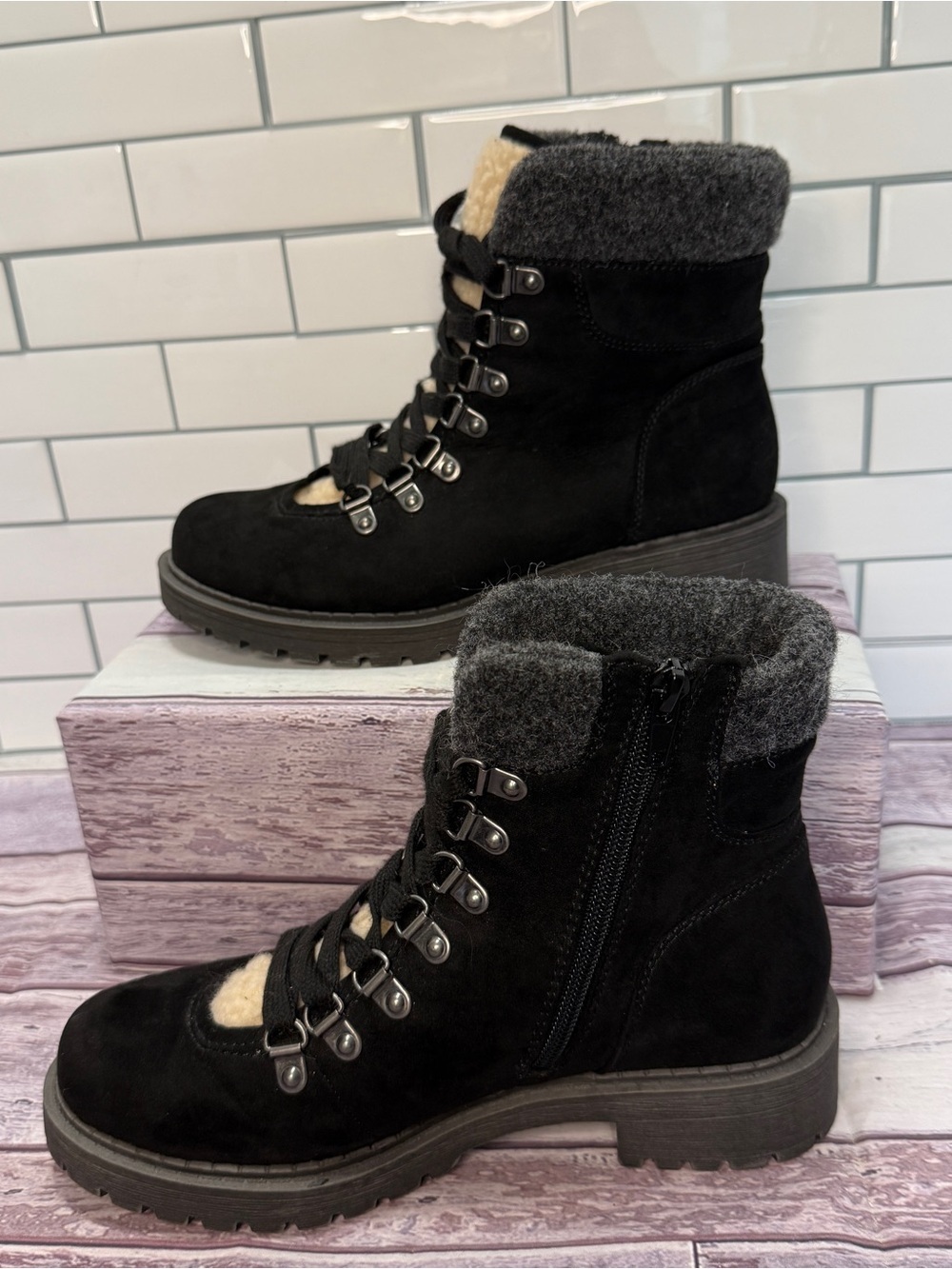 Crown Vintage Hopper Combat Boot Size 6.5 - Picture 3 of 8